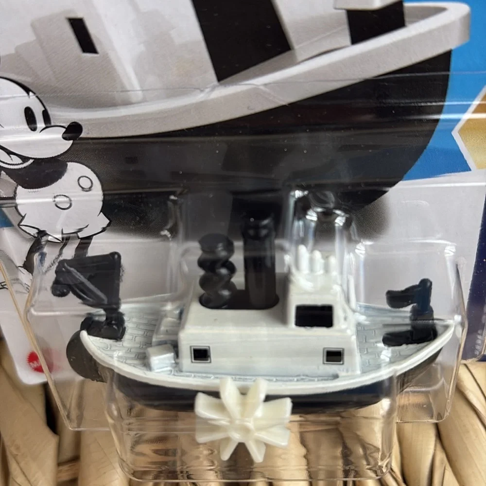 Disney Mickey Mouse SteamBoat Willie Mattel Hot Wheels Steam Boat New 2025 Toy